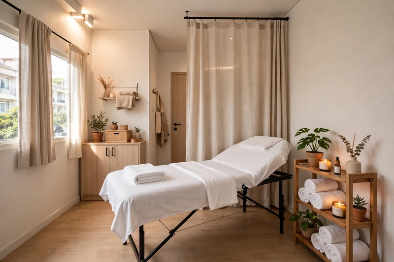 Cara kami menata ruang sempit apartemen studio di Cipete agar tetap nyaman untuk treatment