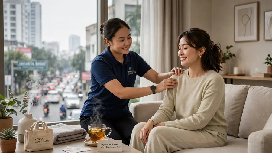 Terapis Puleh Massage melayani massage panggilan Jakarta Barat untuk masyarakat modern