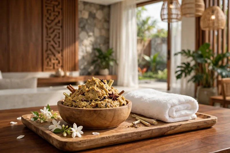Traditional Javanese massage dengan pijatan dalam dan boreh hangat di rumah Pondok Indah